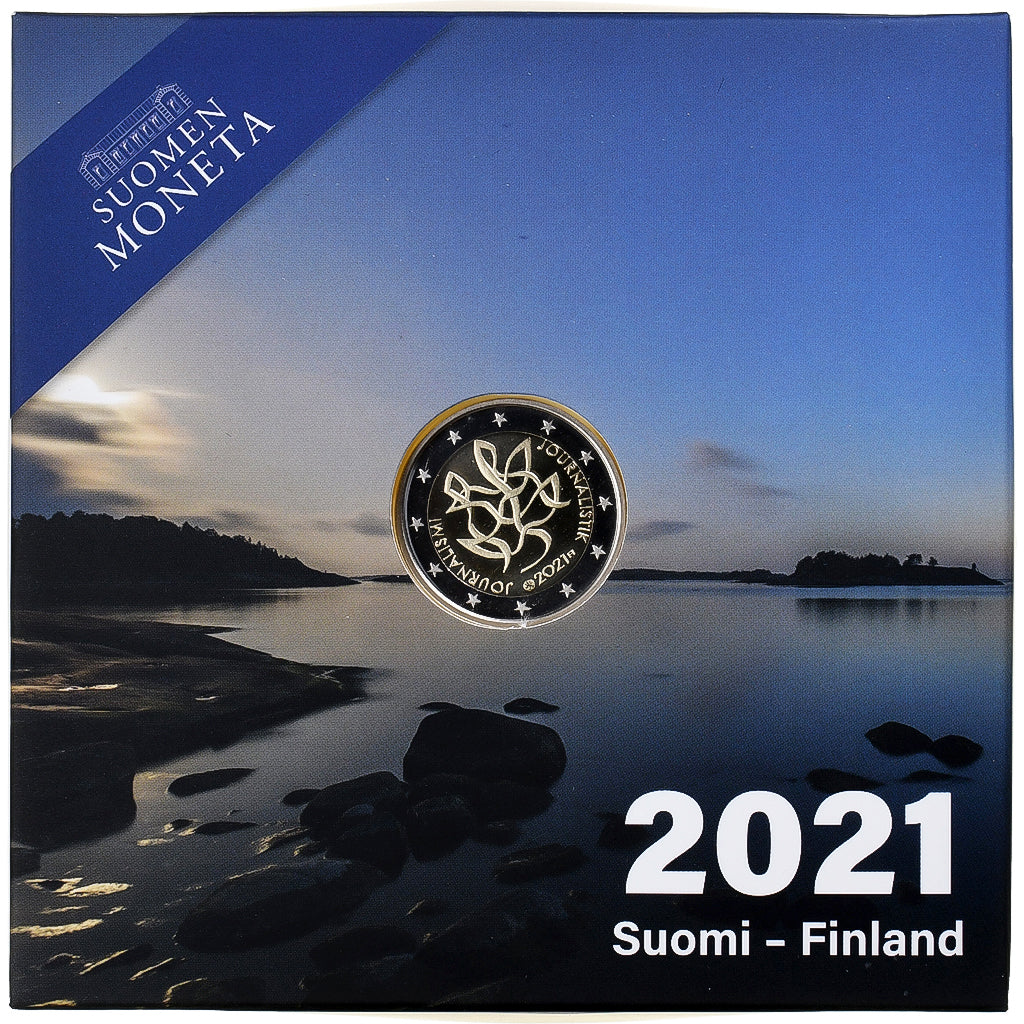 Finlandia,
2 euro,
Dziennikarstwo