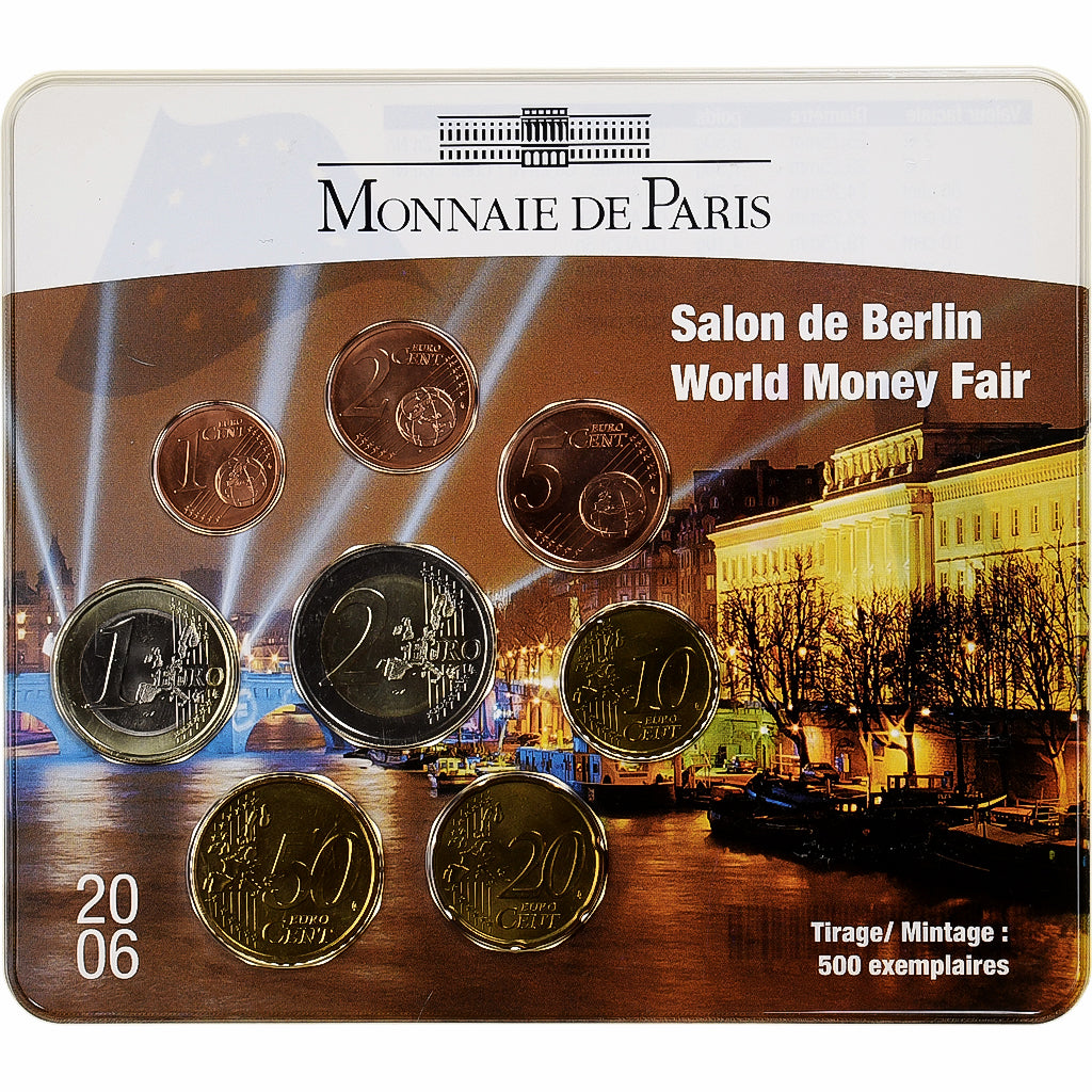 Francja,
1 cent za 2 euro,
Salon de Berlin Światowe Targi Pieniądza