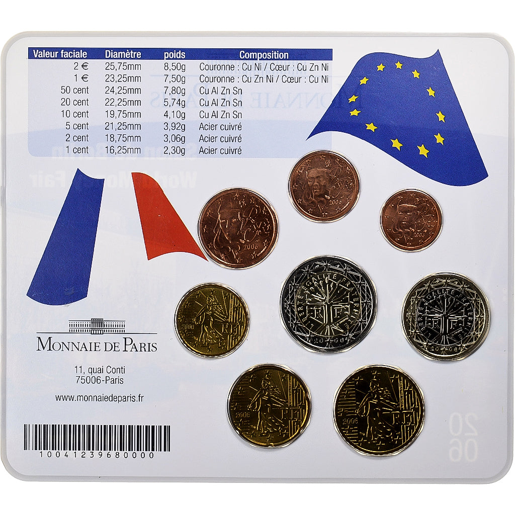 Francja,
1 cent za 2 euro,
Salon de Berlin Światowe Targi Pieniądza