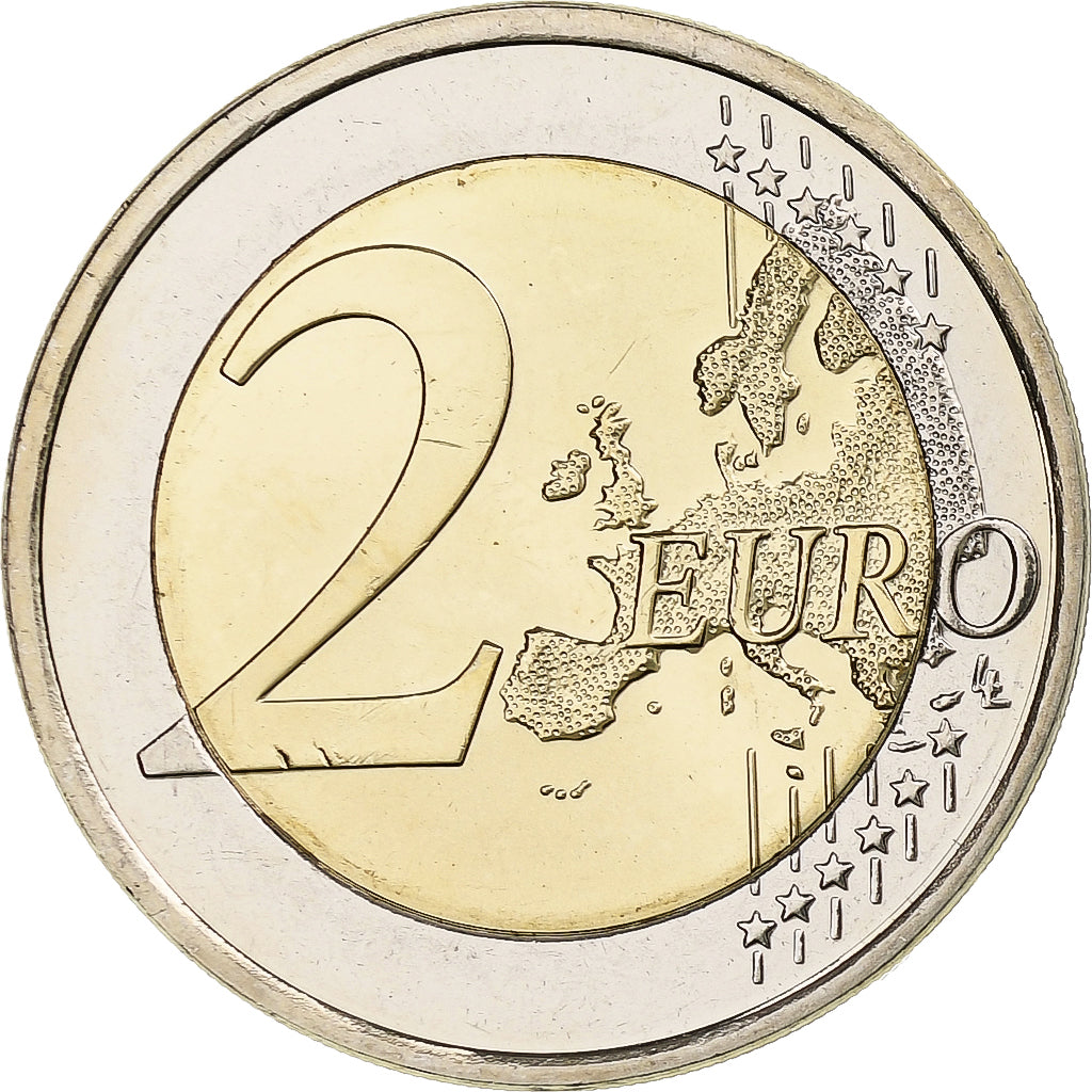 Finlandia,
2 euro,
30 Jahre vor dem Drapeau de l'UE