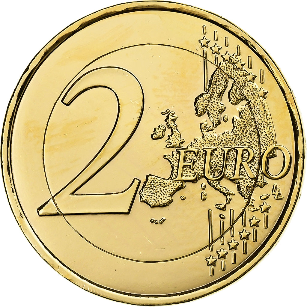 Francja,
2 euro,
Fantasieprägung .Dorée