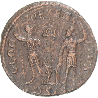 Moneta, 
  
  Delmatius, 
  
  Follis