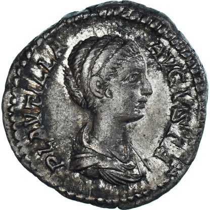 Moneta, 
  
  Plautylla, 
  
  Denar