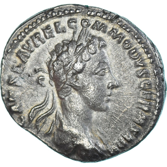 Moneta, 
  
  Kommodus, 
  
  Denar