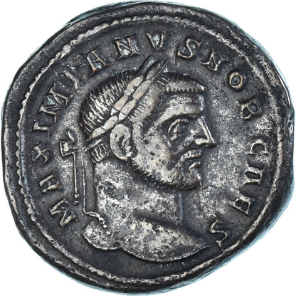 Moneta, 
  
  Galeriusz, 
  
  Follis