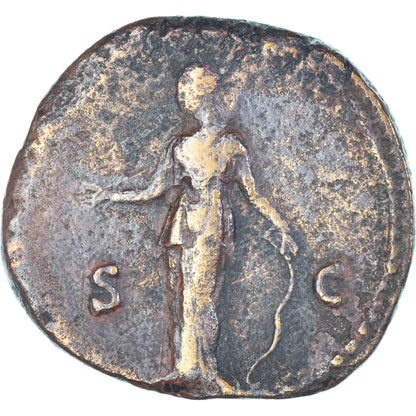 Moneta, 
  
  Faustyna II, 
  
  Dupondiusz