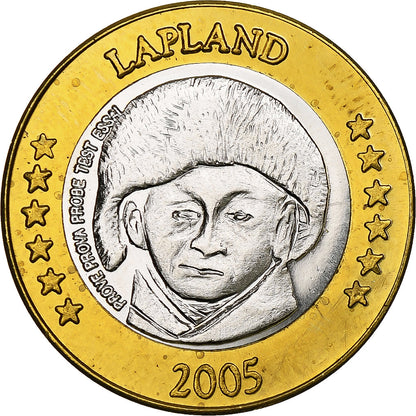 Finlandia, 
  
  Laponia, 
  
  2 euro