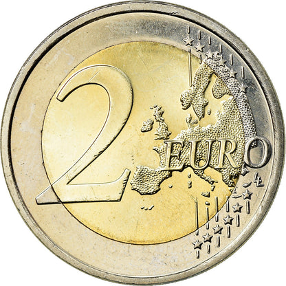 Finlandia, 
  
  2 euro, 
  
  Flaga